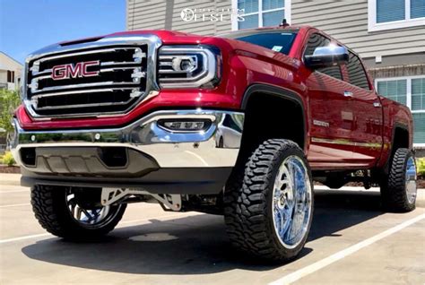 2018 Gmc Sierra 1500 With 24x12 44 Tis 544c And 35125r24 Haida Mud