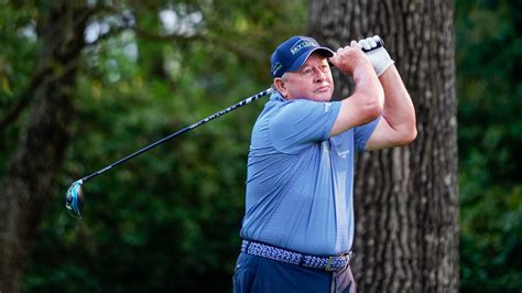 Masters Champion Ian Woosnam Of Wales Plays A Stroke From The No 2 Tee