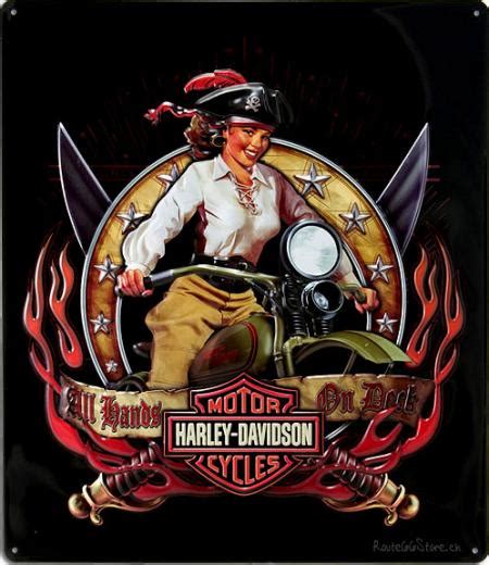 44 Harley Davidson Pin Up Wallpaper On Wallpapersafari