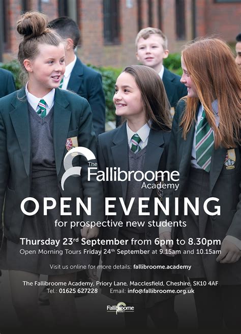 The Fallibroome Academy On Twitter Open Evening For Prospective New