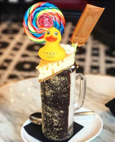 Cool off a summer day with a frozen treat, on sale through july 20. A Sugar Factory duck spotted in its natural habitat. # ...