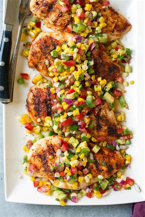 Cook, turning occasionally, until no longer pink in the center, about 10 minutes. Cajun Chicken (with Avocado Corn Salsa) - Cooking Classy