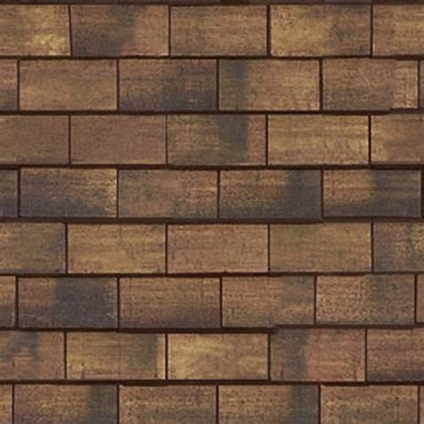 Pommard Flat Clay Roof Tiles Texture Seamless 03543