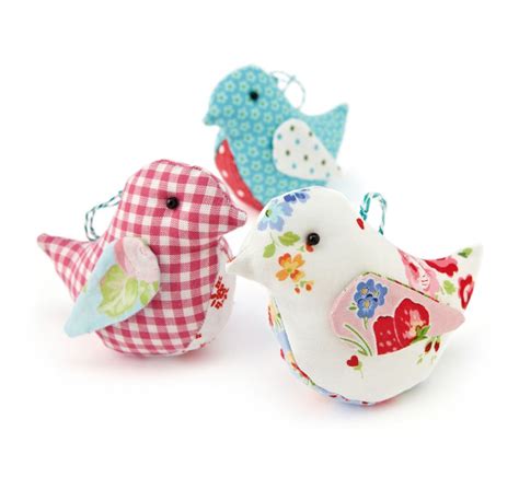 These Sweet Little Fabric Birds By Designer Helen Philipps Are The