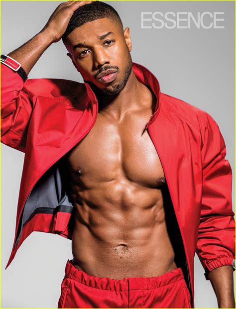 Michael B Jordan Shows Off Six Pack Abs For Essence Cover Photo