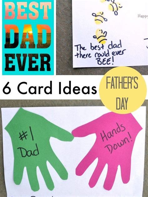 Fathers Day Card With Handprints Design Corral