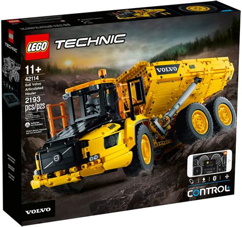 Lego 42114 Technic Le Tombereau Articulé Volvo 6x6 Maquette Camion
