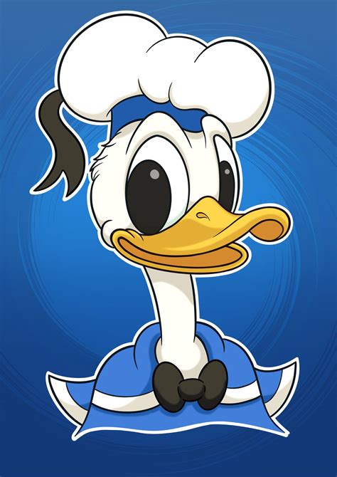 I Drew The Old School Donald Duck With A Modern Technique On Procreate