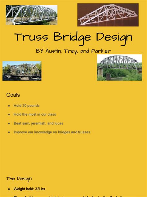 Truss Bridge Design Pdf
