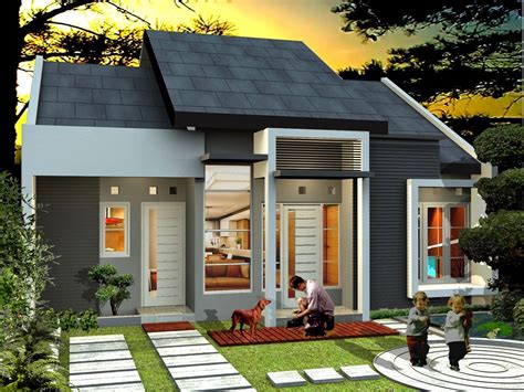 43 Contoh Desain Rumah Kecil Rekomendasi Dan Modern