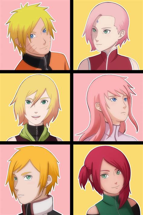 Narusaku Mother And Daughter By Army4747 On Deviantart In 2022