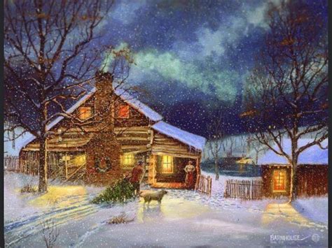 Pin By Kristy Harvey On Vintage Christmas Winter Christmas Scenes