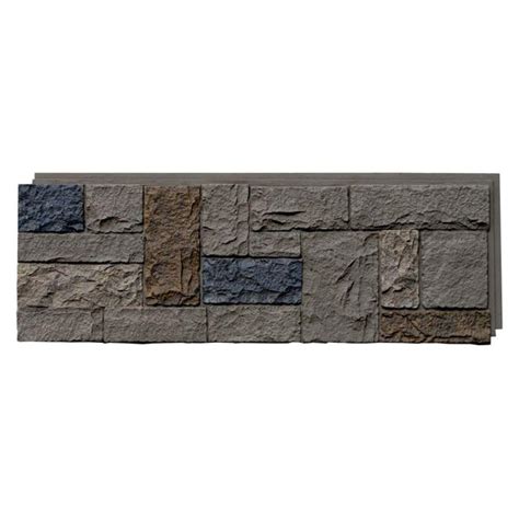 Nextstone Faux Polyurethane Stone Panel Castle Rock Tudor Gray