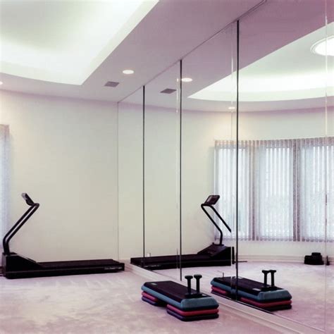 Custom Exercise Room Mirrors Creative Mirror And Shower