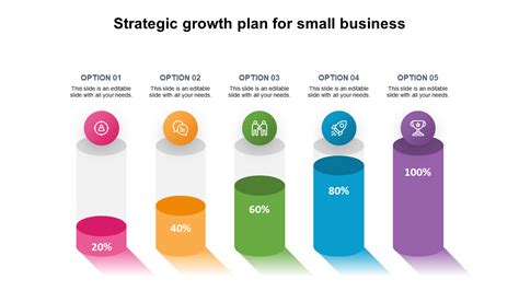 Strategic Growth Plan For Small Business Powerpoint Slide