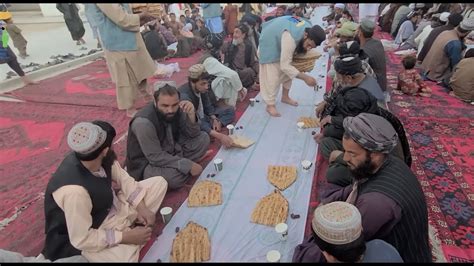 IFTAAR FOOD Serving Whole Village Out Of City In Kandahar Afghanistan