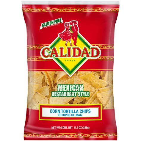 calidad mexican restaurant style corn tortilla chips 11 5 oz