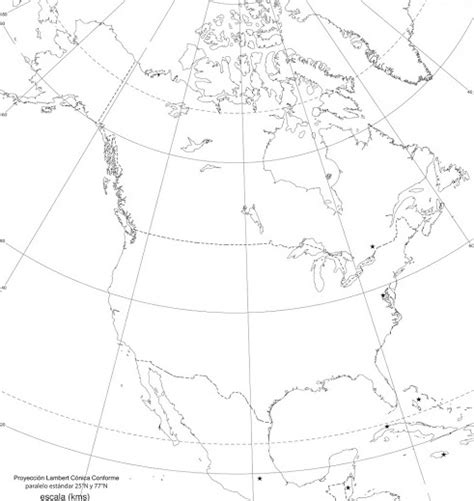 Panadería Grabar Sobrina Mapa Politico Mudo De America Del Norte