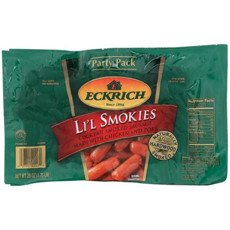 Eckrich Li L Smokies Smoked Sausage Party Pack Oz Frys Food Stores