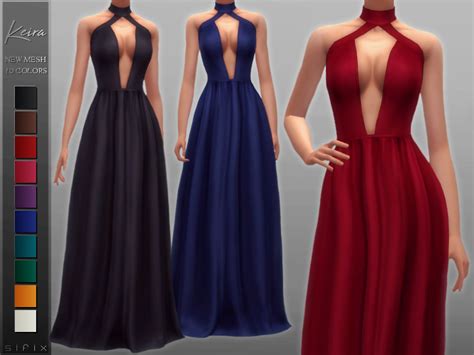 Sifixcc Keira Gown Download Tsr Base Game — Ridgeports Cc Finds