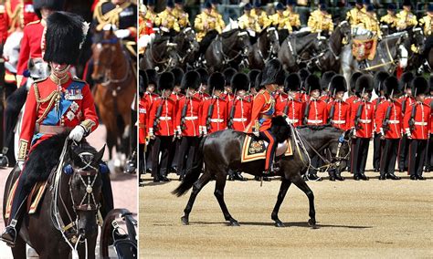 Prince Charles Leads The Welsh Guards In Final Rehearsal For The Queen S Birthday Parade Daily