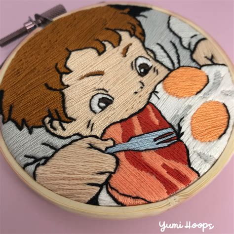 marco-of-howl-moving-castle-sewing-embroidery-designs,-embroidery-craft,-embroidery-inspiration