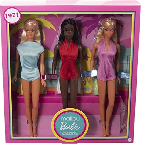 Barbie Signature Malibu Barbie Friends Vintage Reproduction Gift Set