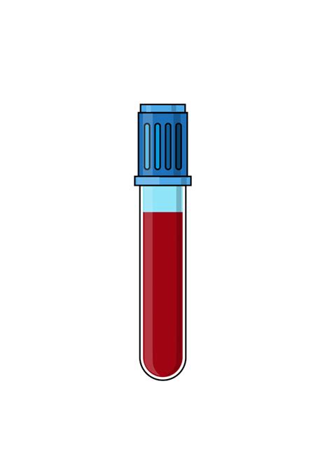 Blood Test Tube Clipart Transparent 1 Clipart World