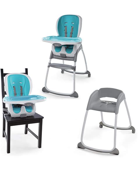 ingenuity trio 3 in 1 smart clean high chair aqua blue