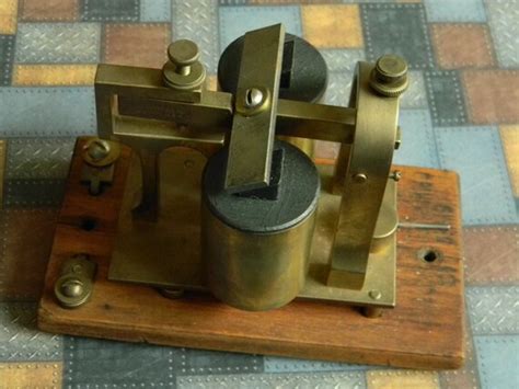 Rare Antique Telegraphy Equipment Jh Bunnell Brass