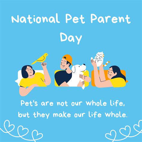 National Pet Parents Day Pet Parent Parents Day Pet Holiday