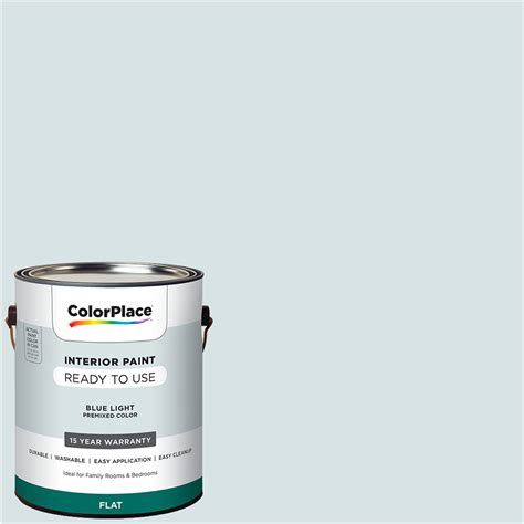 Colorplace Pre Mixed Ready To Use Interior Paint Blue Light Flat