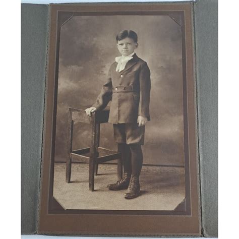 Antique Photograph Victorian School Boy Large Sepia Tone Etsy