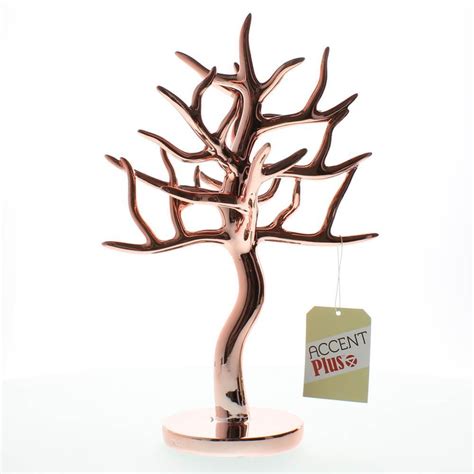 Jewelry Tree Stands Princess Jewelry Necklace Holder Rose Gold