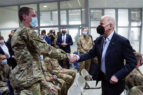 Photos President Biden Gives Pep Talk To Us Troops In Poland