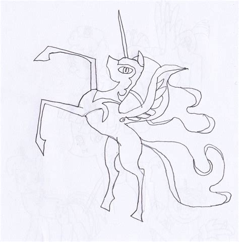 Nightmare Moon Coloring Pages Hasbro