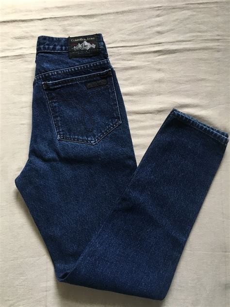Calvin Klein Jeans High Waist Beautiful Vintage Denim 1980s Like New