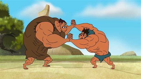 Dawn Of The Croods Grug Crood And Baitsy Muscle Growth Flexing Youtube