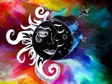Secrets Of The Sun And Moon Digital Art By Abstract Angel