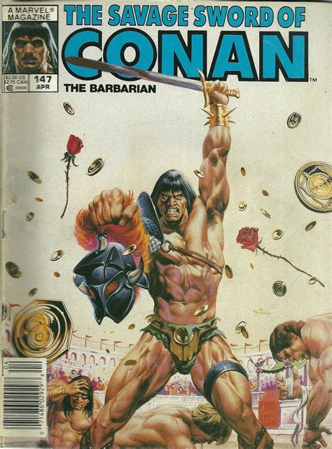Savage Sword Of Conan The Barbarian 147 Marvel Comic Book Magazine