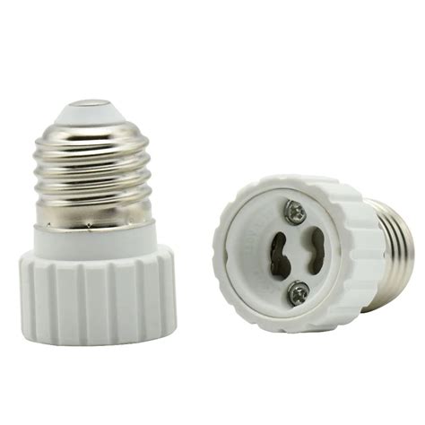 E27 To Gu10 Lamp Holder Converters Gu10 Screw Bulb Bases Halogen Cfl