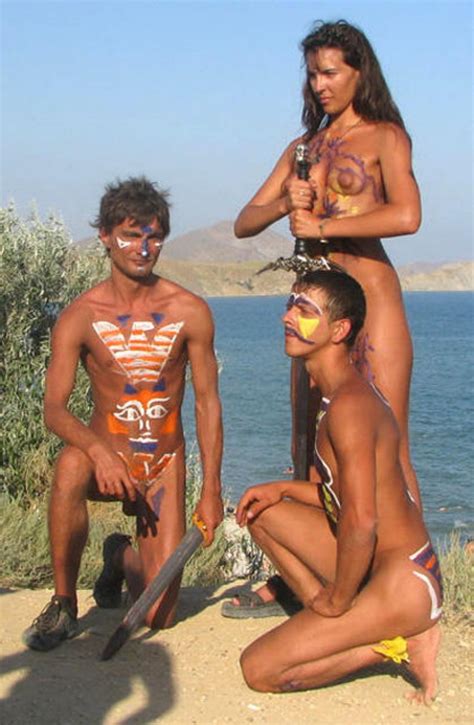 Funny Body Paint Men