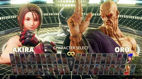 Street Fighter V All Characters And Colors Costumes And Stages Dlc Akira And Oro Updated