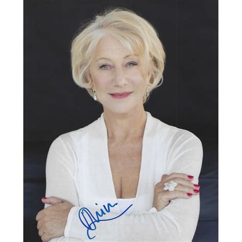 Helen Mirren Autograph