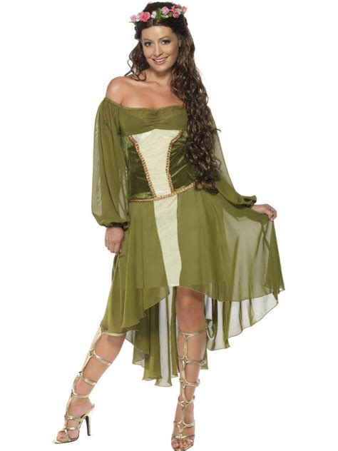 New Adult Sexy Medieval Fair Maiden Maid Ladies Fancy Dress Costume Party Outfit Ebay