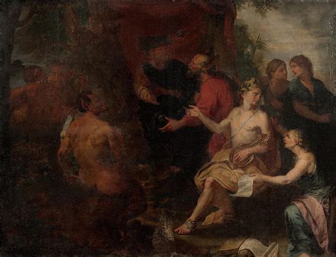 The Judgement Of Midas Painting By Willem Ignatius Kerricx Fine Art
