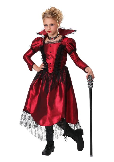 Classic Vampire Costume For Girls
