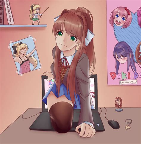 Doki Doki Literature Club Personajes De Juegos Chicas De Cómics