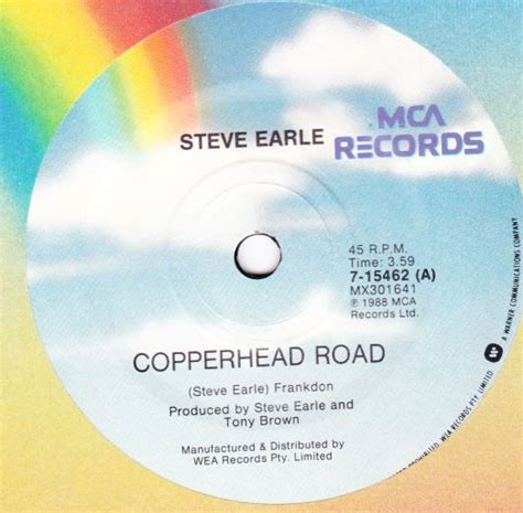 Steve Earle Copperhead Road 1988 Vinyl Discogs