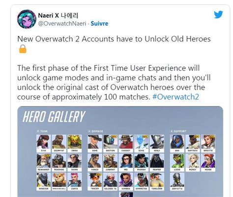 overwatch 2 new user how to unlock old heroes characters